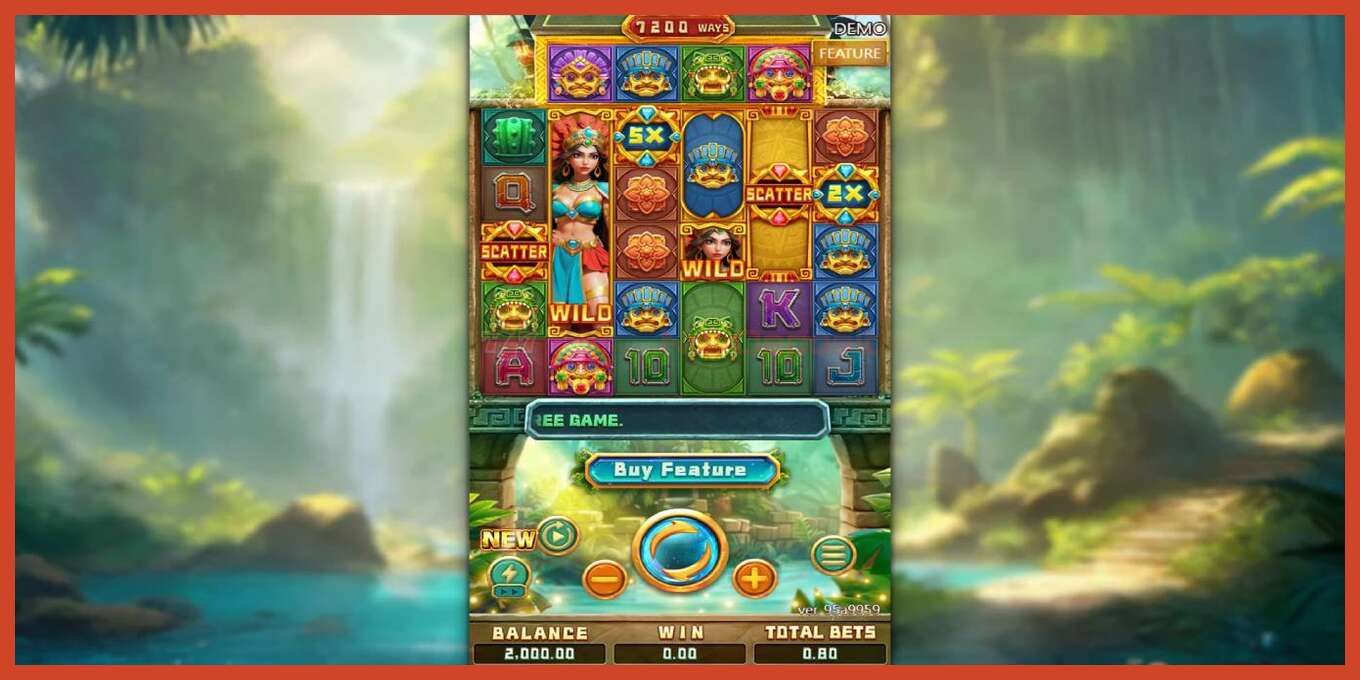 Slot screenshot: Queen of Inca no deposit, number - 2