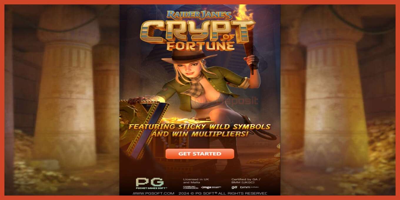 Слот скриншоты: Raider Janes Crypt of Fortune депозит жоқ, саны - 1