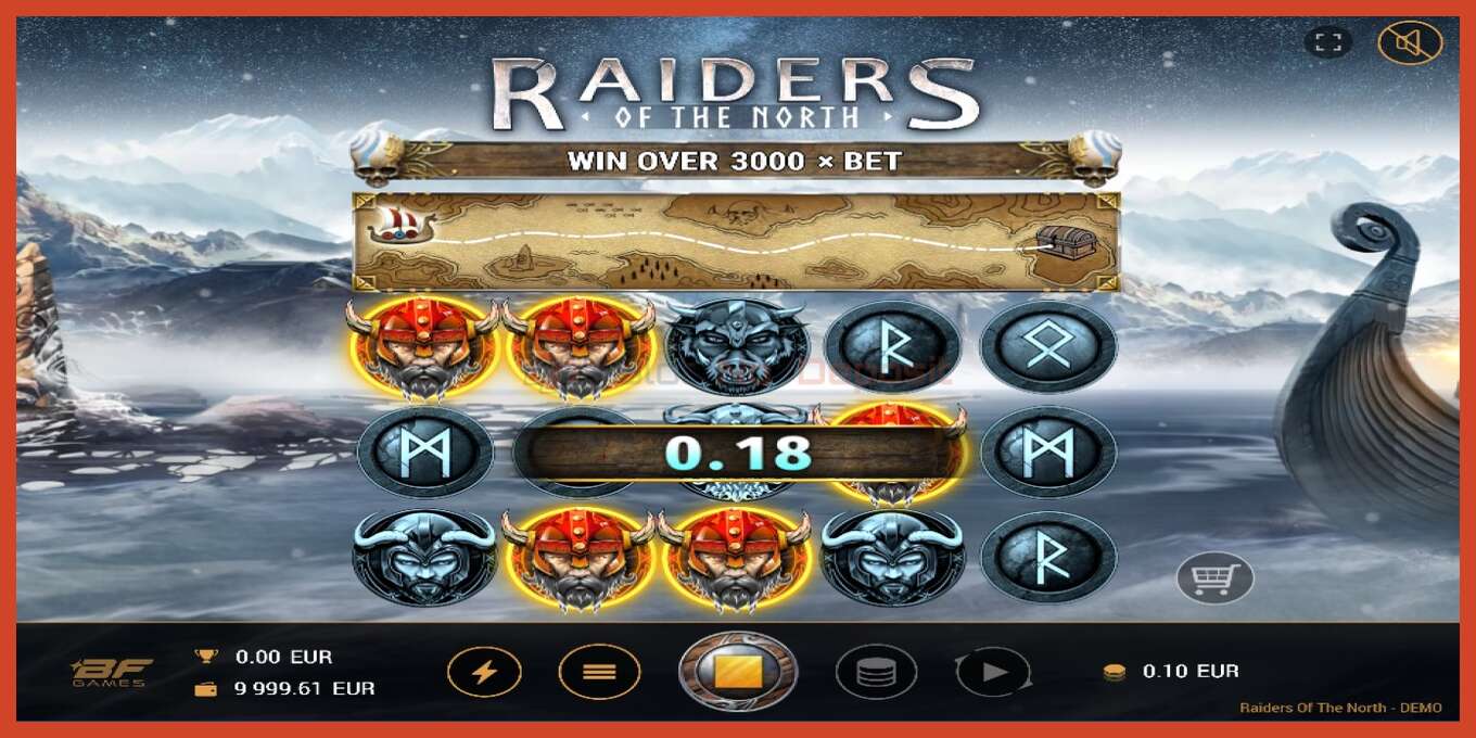 Tangkapan skrin slot: Raiders of the North tiada deposit, nombor - 3