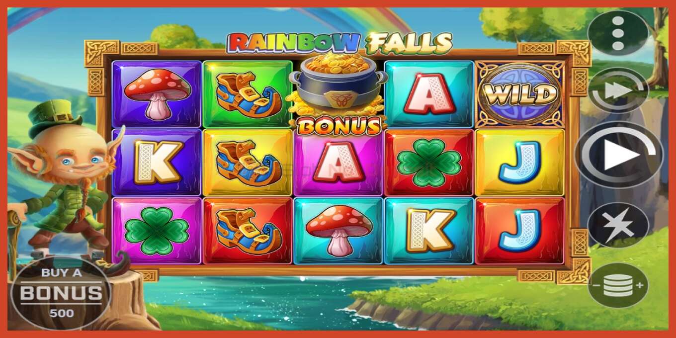 Slot screenshot: Rainbow Falls no deposit, number - 3