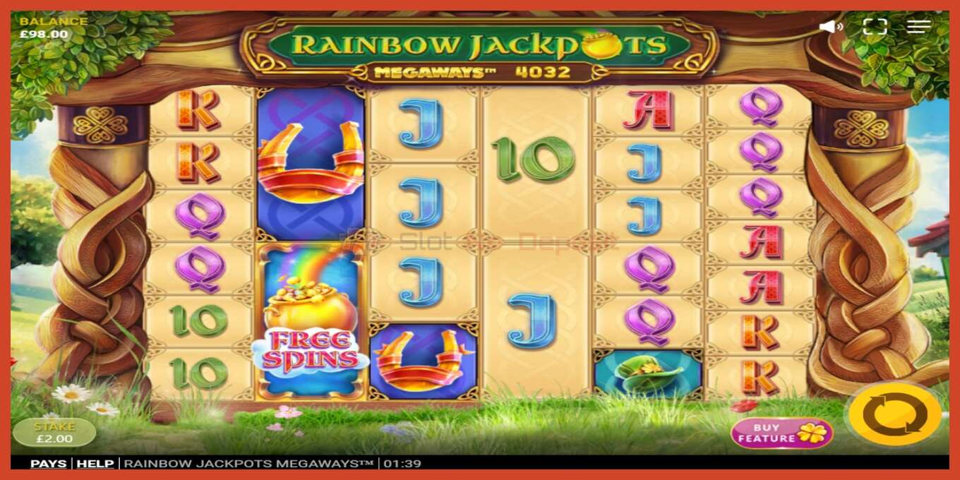 Скриншоти слот: Rainbow Jackpots Megaways амонат нест, рақам - 2