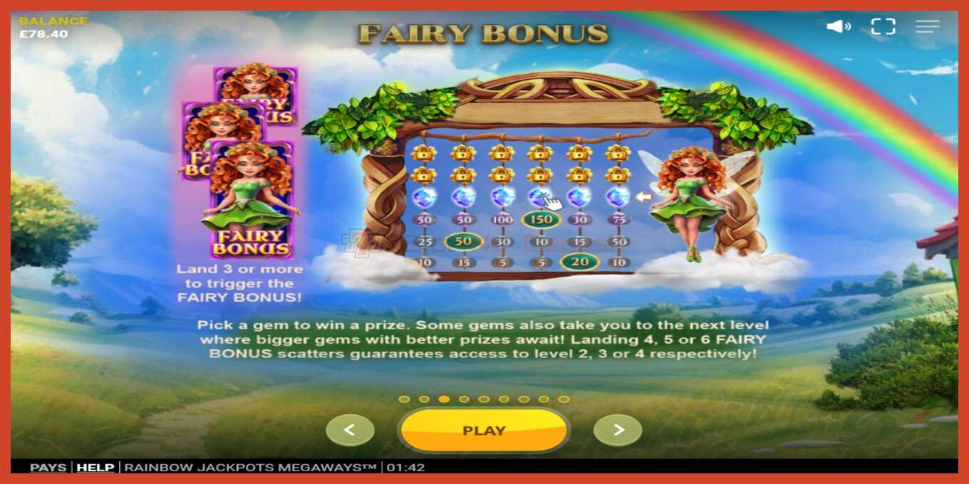 Скриншоти слот: Rainbow Jackpots Megaways амонат нест, рақам - 4