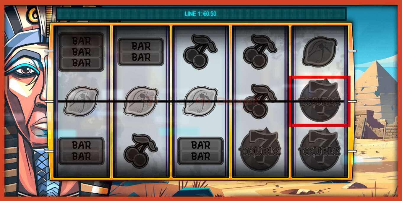 Slot screenshot: Ramses Retro no deposit, number - 3