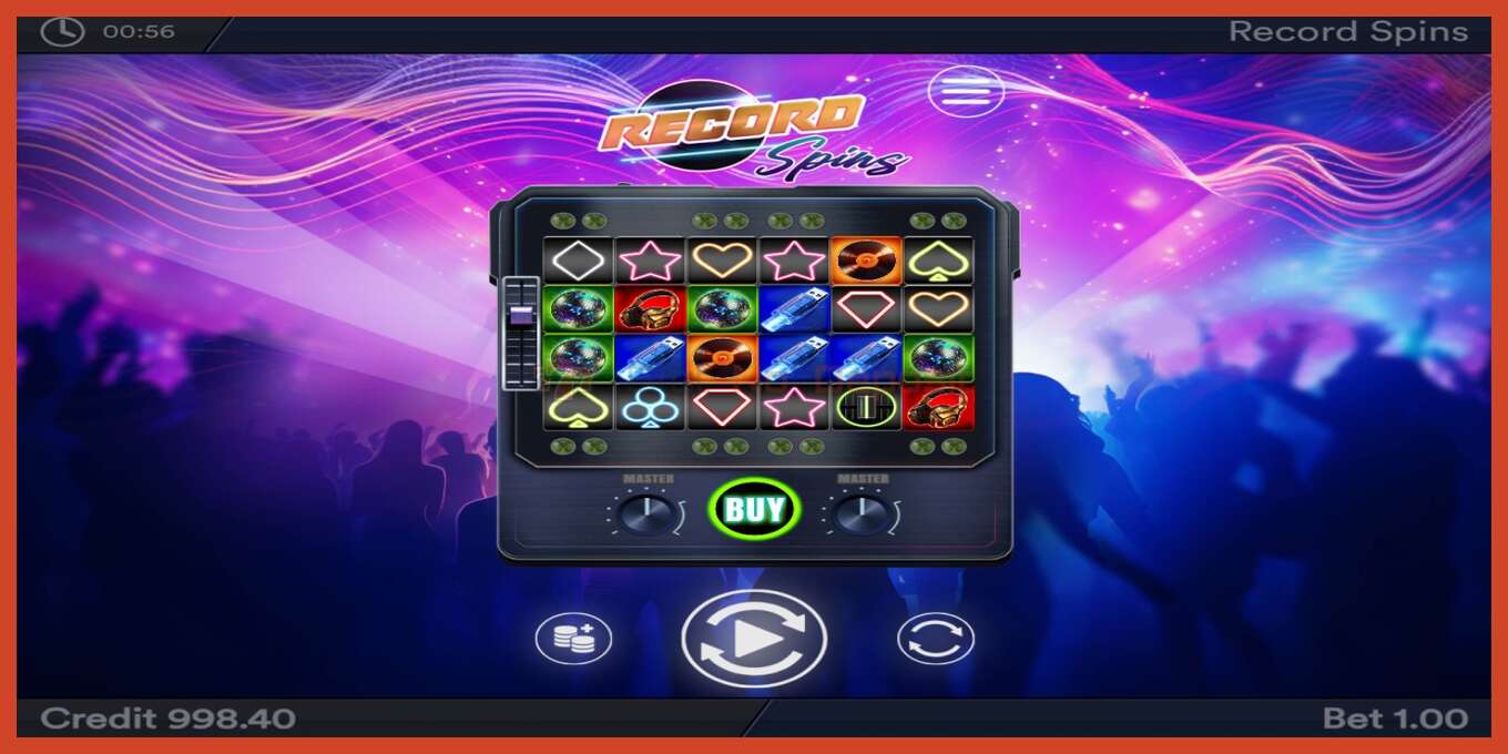 Slot screenshot: Record Spins no deposit, number - 2