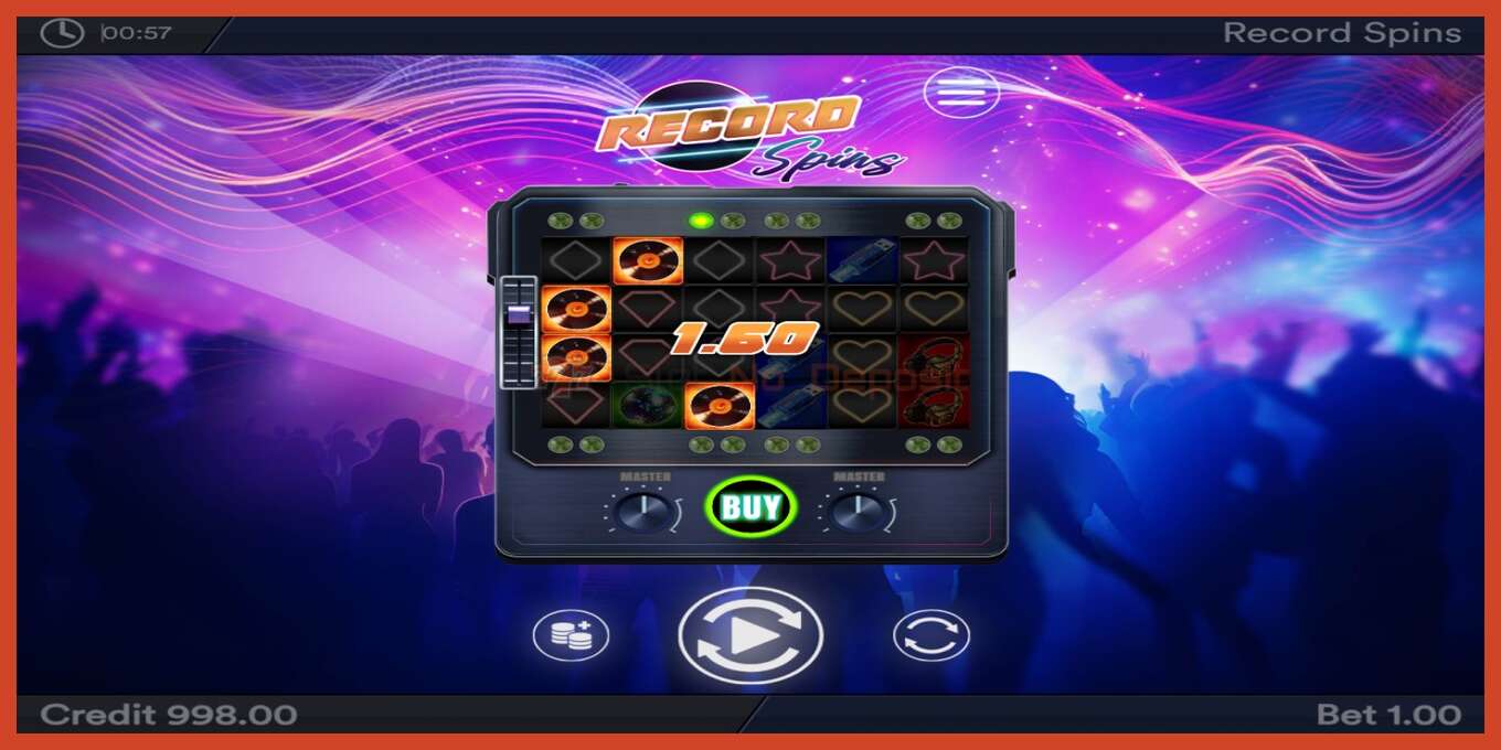 Slot screenshot: Record Spins no deposit, number - 3