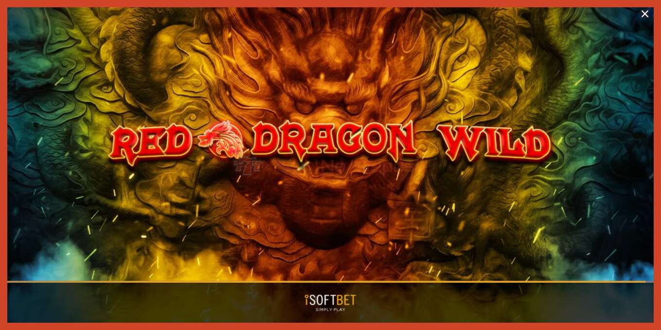 Slot screenshot: Red Dragon Wild no deposit, number - 1