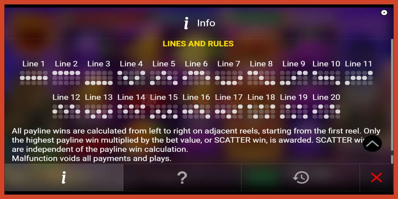 Slot screenshot: Regal Spins 20 Sun Link bez depozita, broj - 7