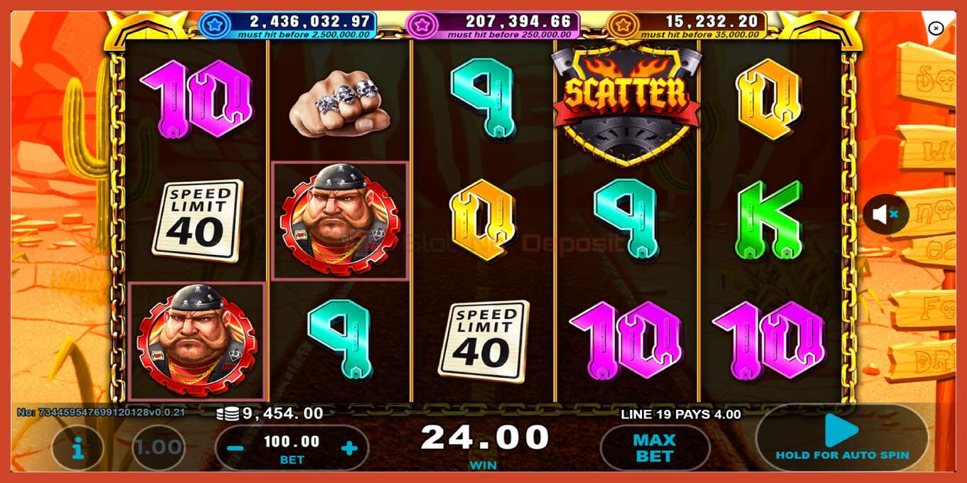 Slot screenshot: Renegade no deposit, number - 4