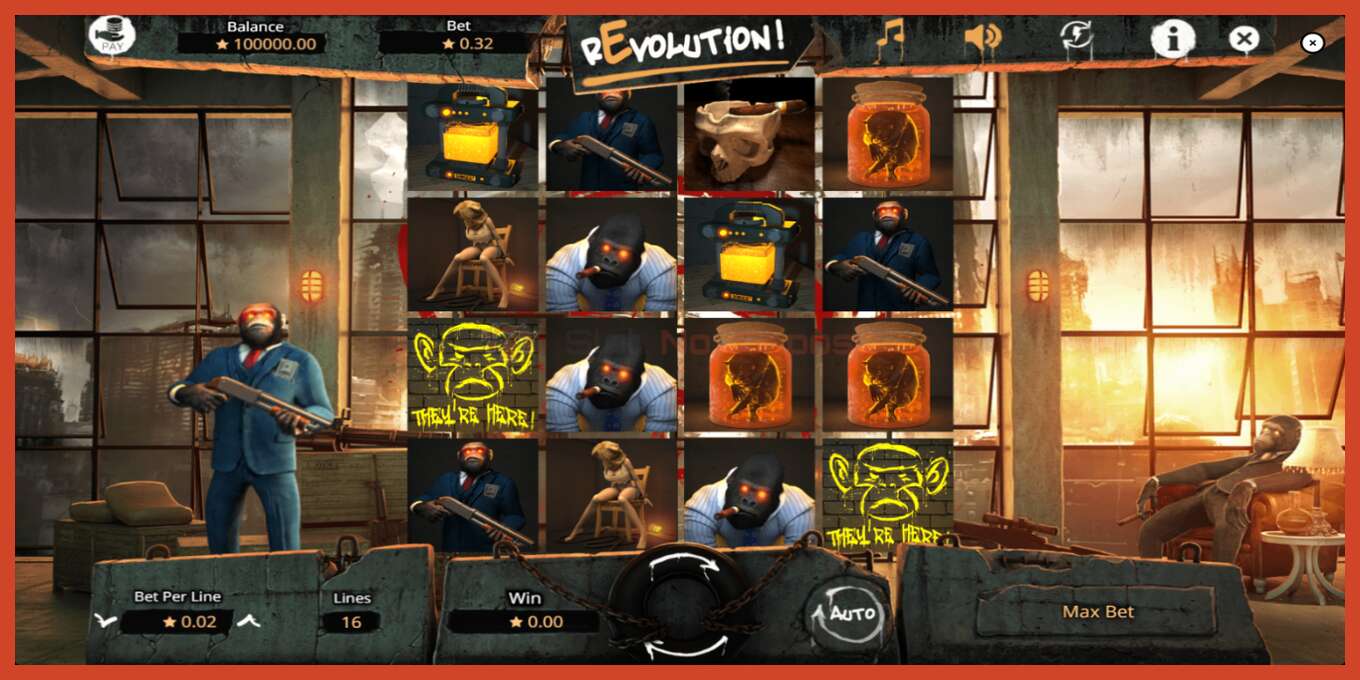 Slot screenshot: Revolution no deposit, number - 2