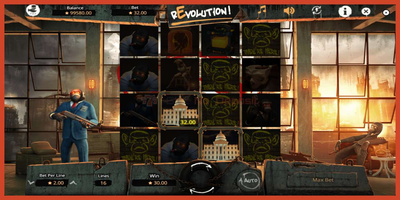 Slot screenshot: Revolution no deposit, number - 5