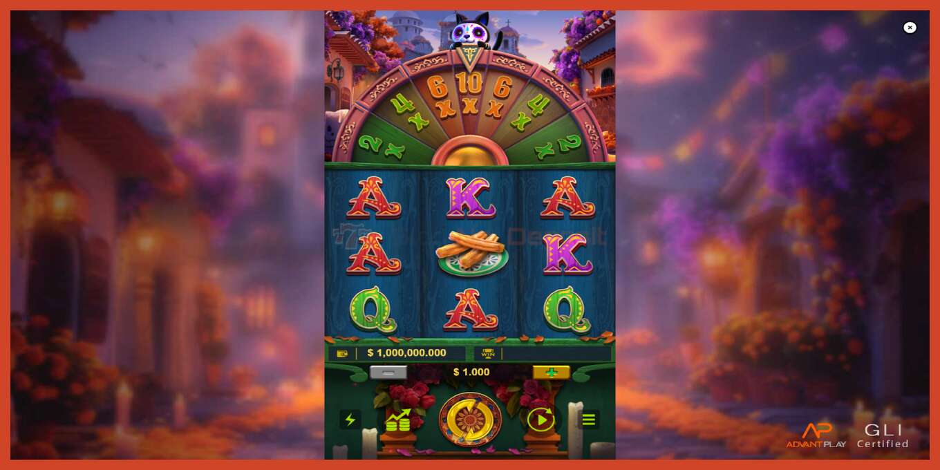 Slot screenshot: Rhapsody of Muertos bez depozita, broj - 1