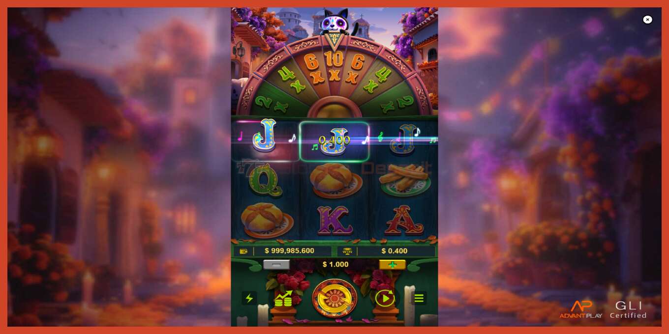 Slot screenshot: Rhapsody of Muertos bez depozita, broj - 4