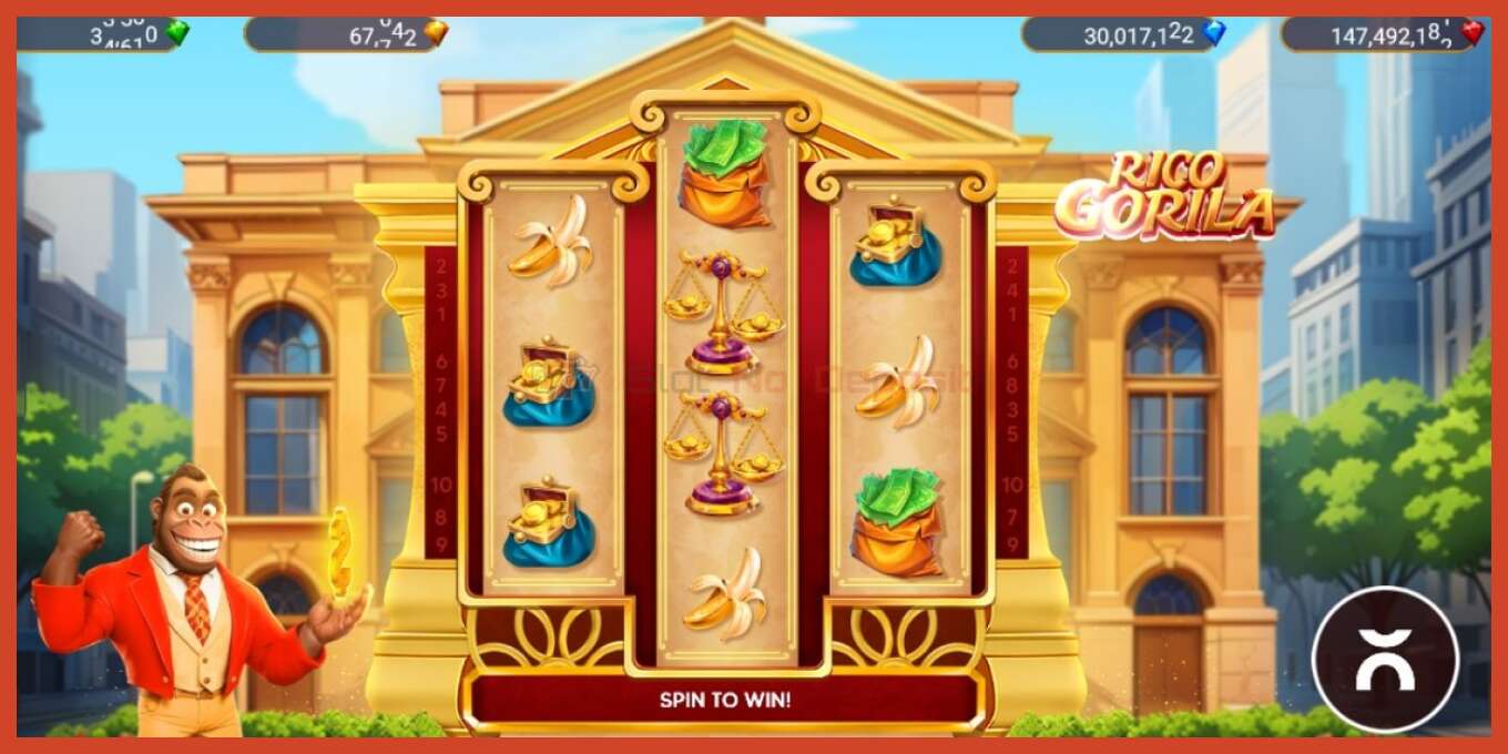 Slot screenshot: Rico Gorila no deposit, number - 1