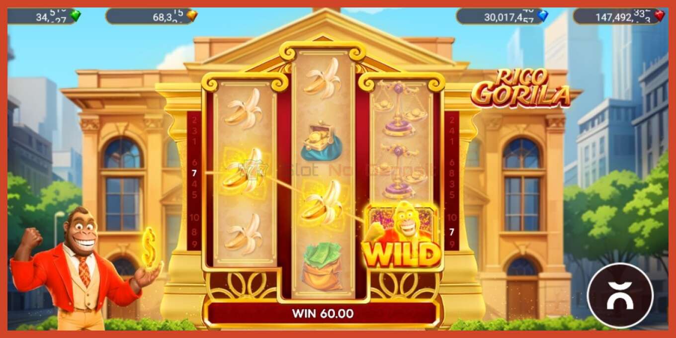 Slot screenshot: Rico Gorila no deposit, number - 2