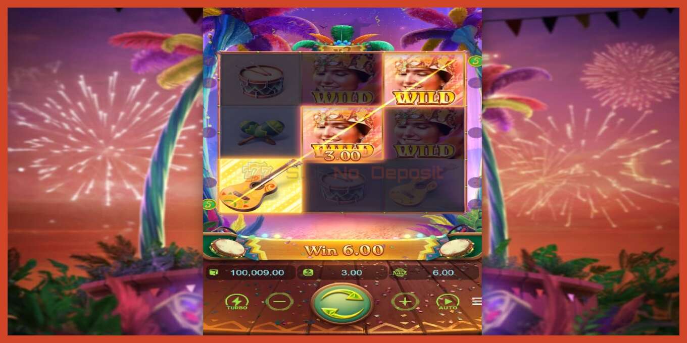 Slot screenshot: Rio Fantasia no deposit, number - 3