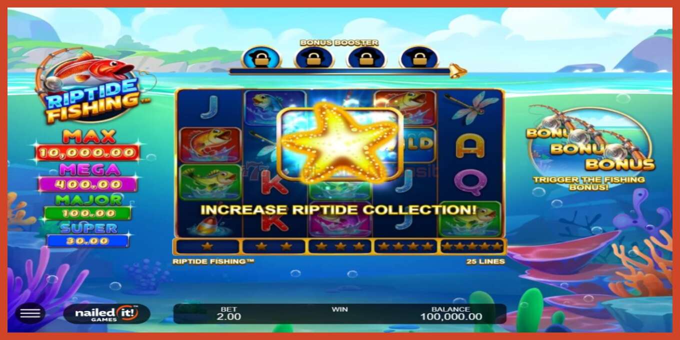 Slot screenshot: Riptide Fishing no deposit, number - 2