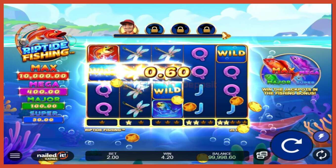 Slot screenshot: Riptide Fishing no deposit, number - 6