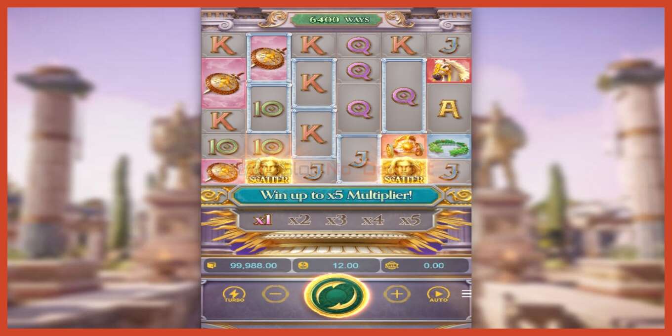 Slot screenshot: Rise of Apollo no deposit, number - 2