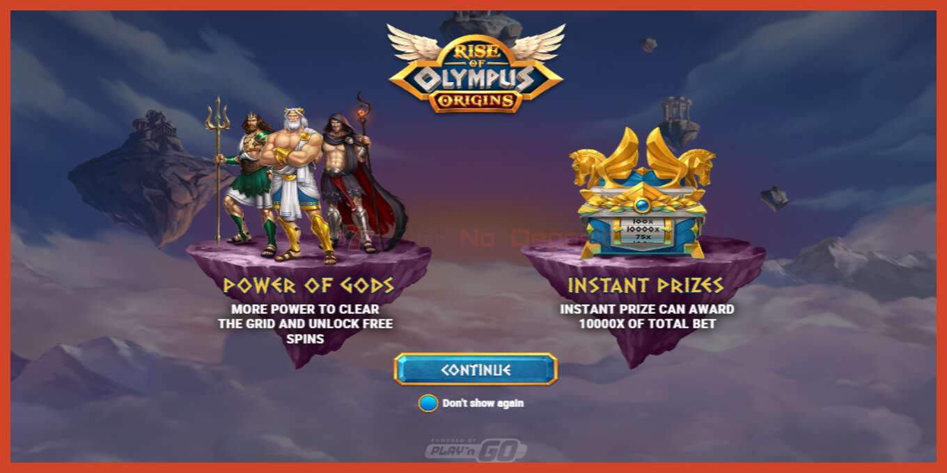 រូបថតអេក្រង់រន្ធ: Rise of Olympus Origins គ្មានប្រាក់កក់, លេខ - 1