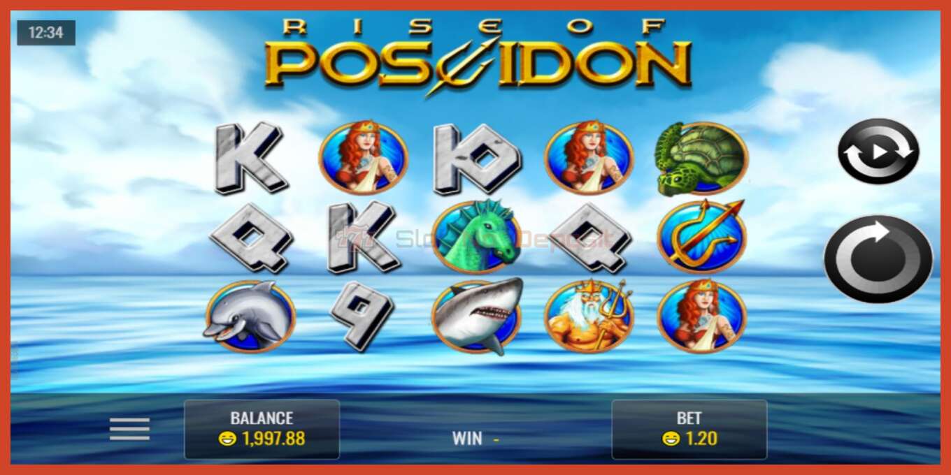 Slot screenshot: Rise of Poseidon bez depozita, broj - 1