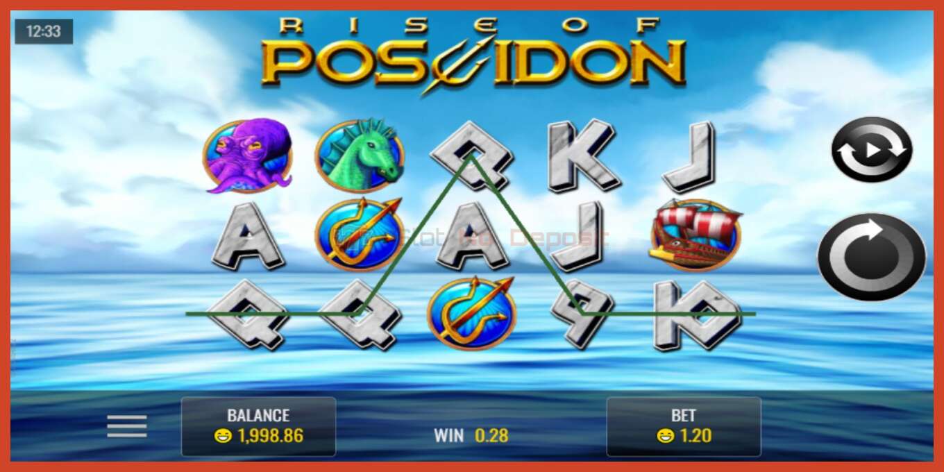 Slot screenshot: Rise of Poseidon bez depozita, broj - 2