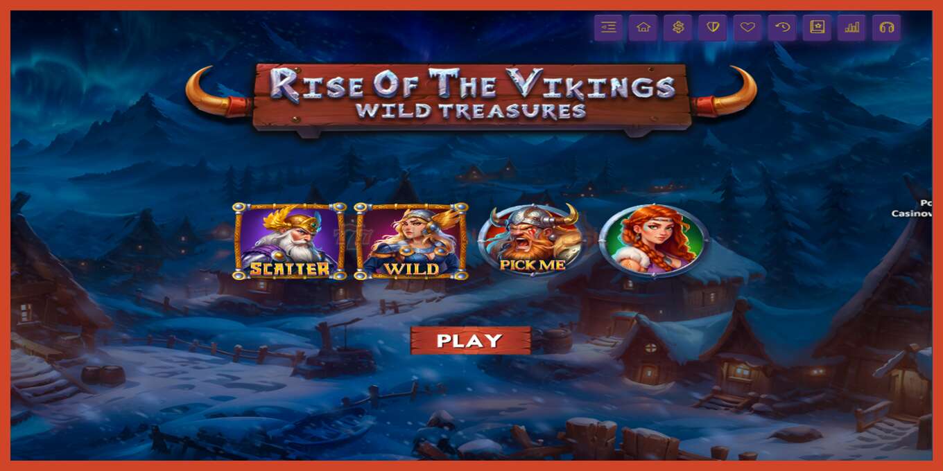 រូបថតអេក្រង់រន្ធ: Rise of The Vikings - Wild Treasures គ្មានប្រាក់កក់, លេខ - 1