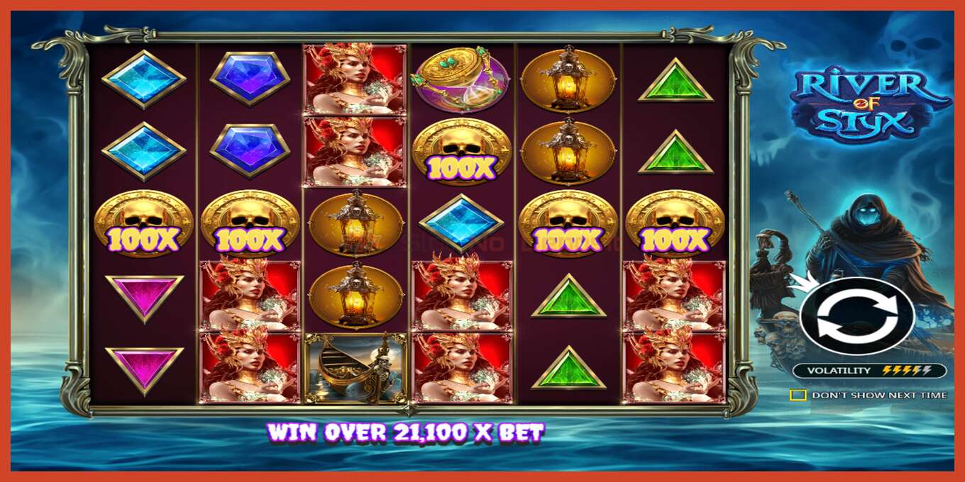 Slot screenshot: River of Styx no deposit, number - 1