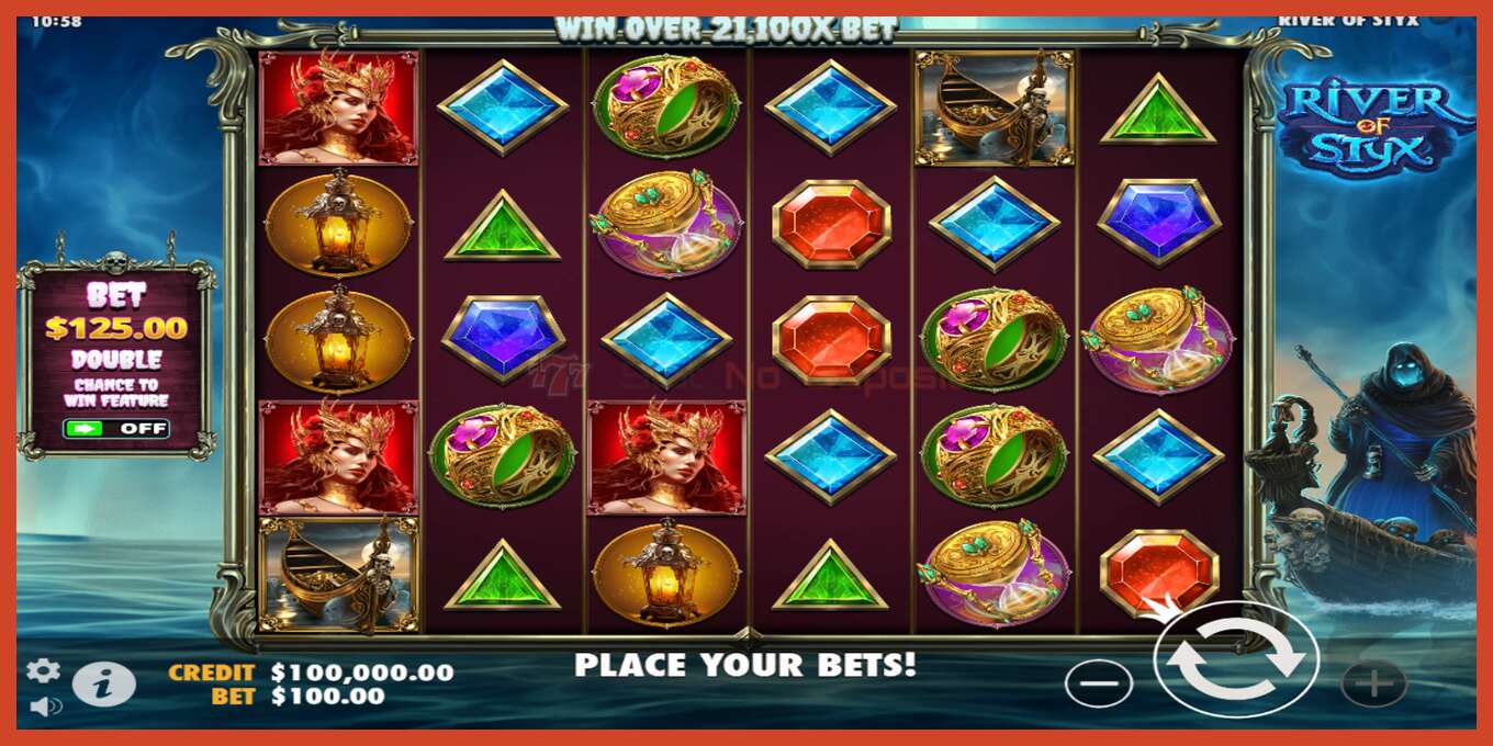 Slot screenshot: River of Styx no deposit, number - 2