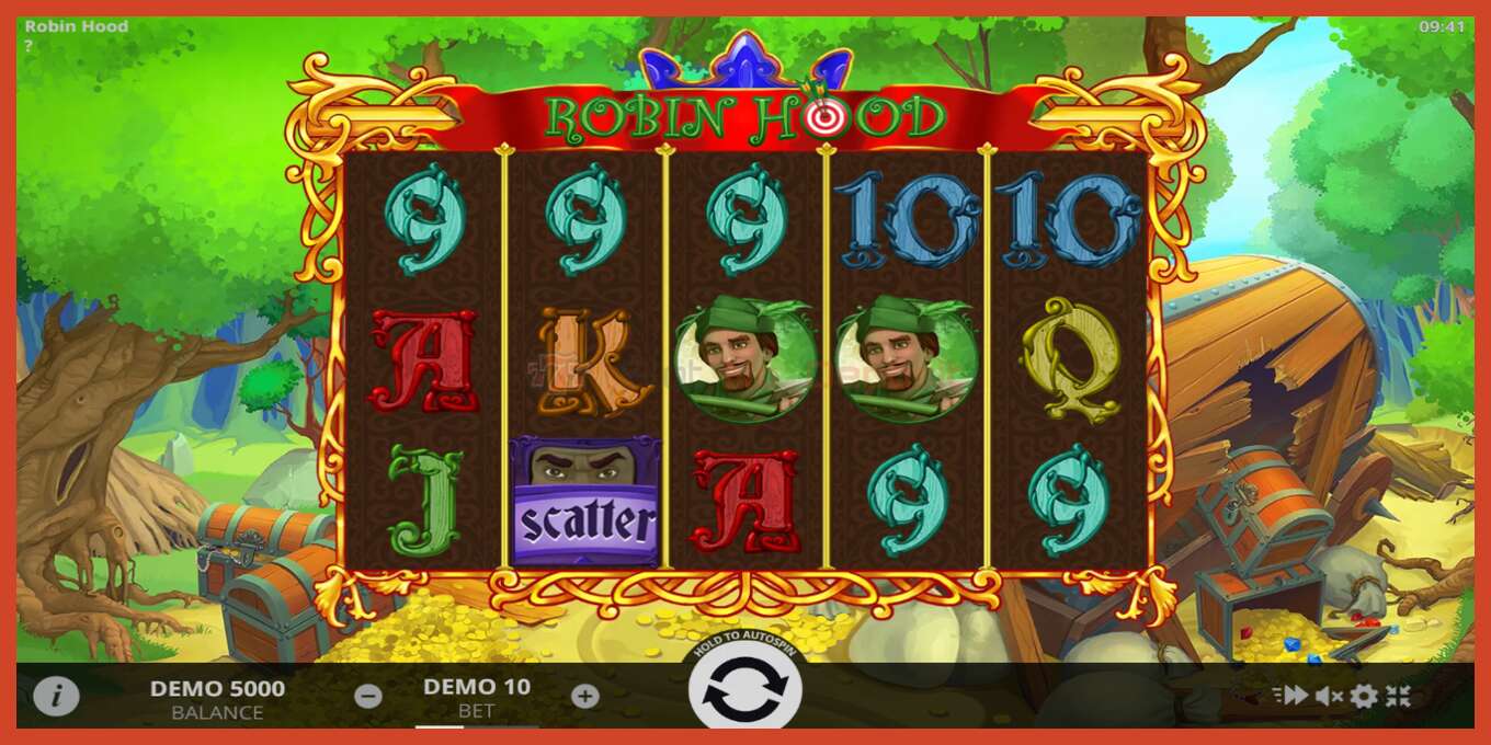 Slot screenshot: Robin Hood bez depozita, broj - 1