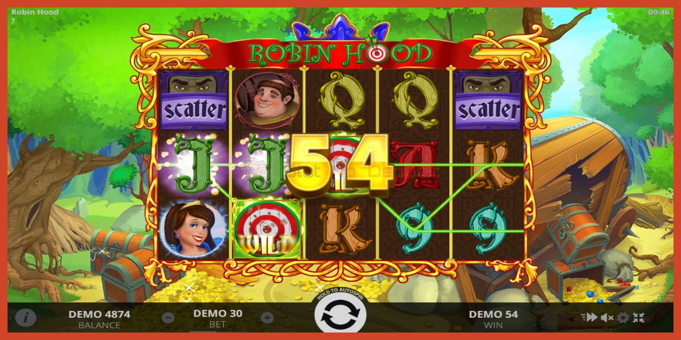 Slot screenshot: Robin Hood no deposit, number - 2