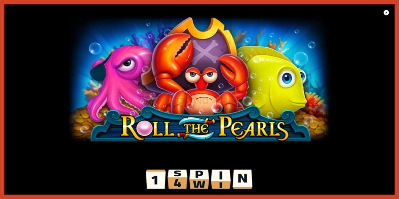 Slot screenshot: Roll The Pearls Hold & Win no deposit, number - 1