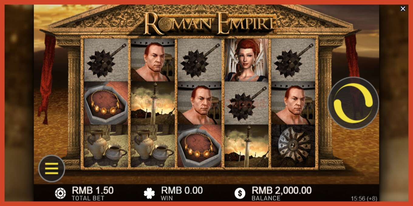 Slot screenshot: Roman Empire no deposit, number - 2