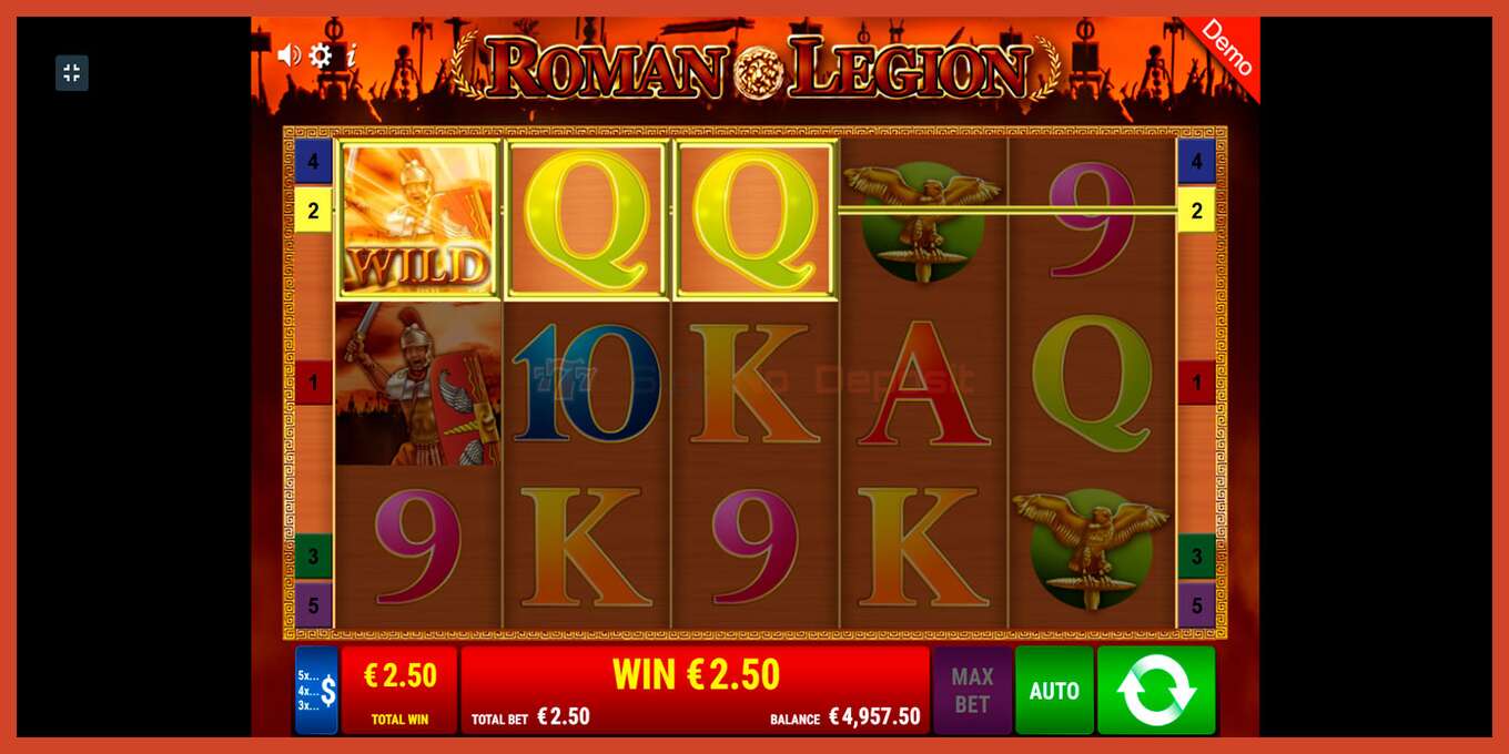 Slot screenshot: Roman Legion no deposit, number - 4