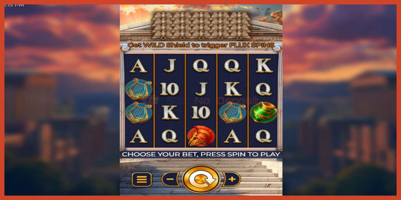 Slot screenshot: Roman Spins no deposit, number - 1