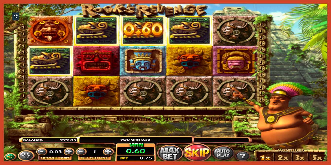 Slot screenshot: Rooks Revenge no deposit, number - 2