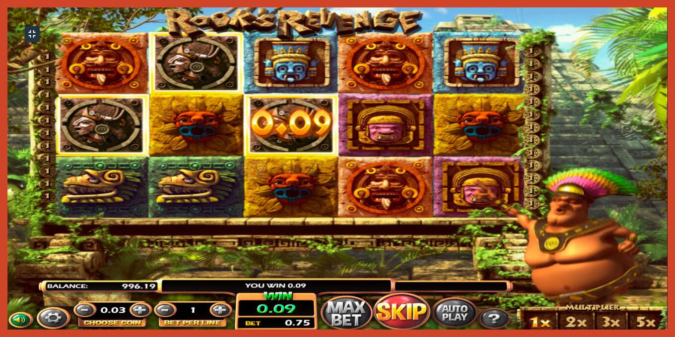 Slot screenshot: Rooks Revenge no deposit, number - 3