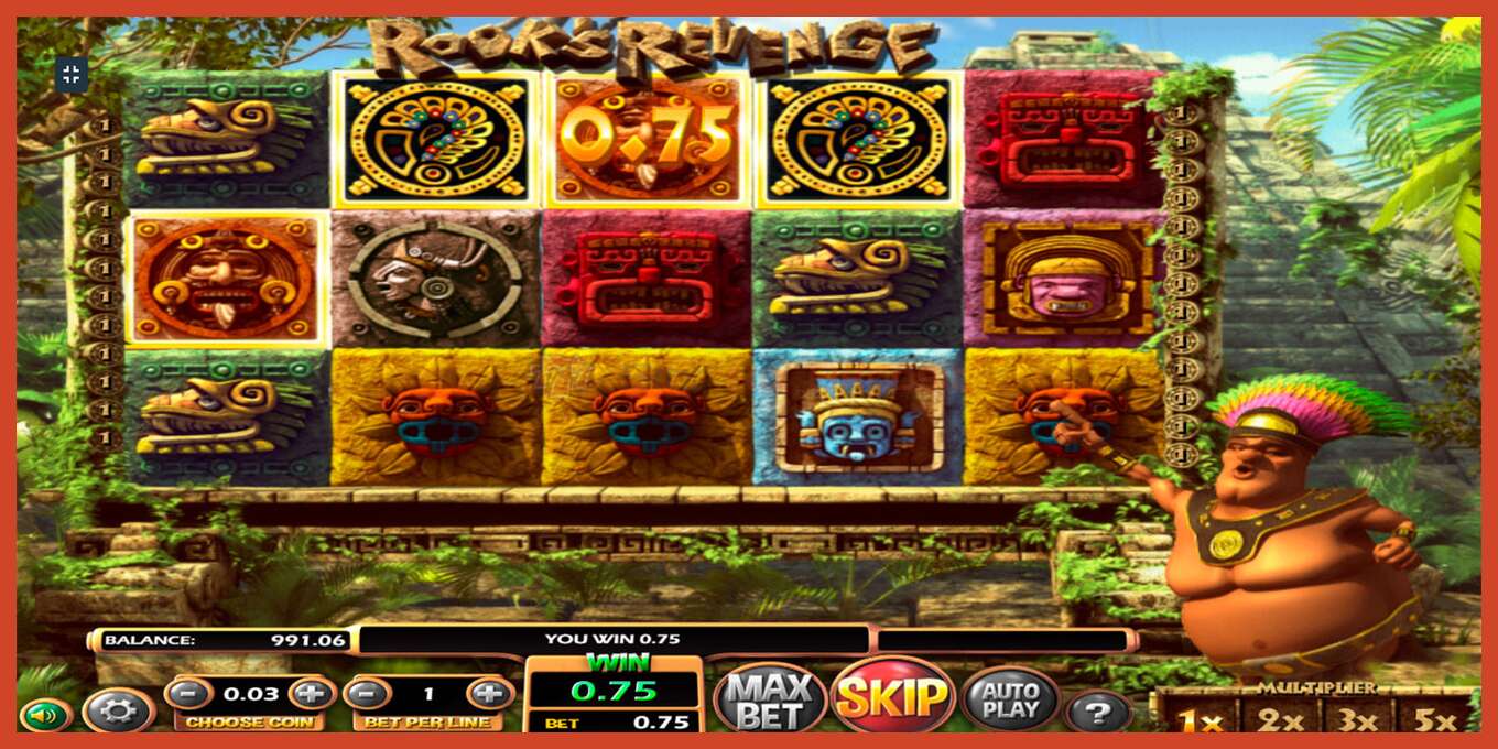 Slot screenshot: Rooks Revenge no deposit, number - 5