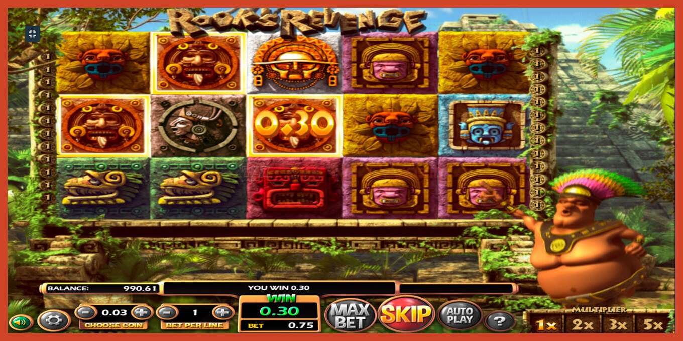 Slot screenshot: Rooks Revenge no deposit, number - 6