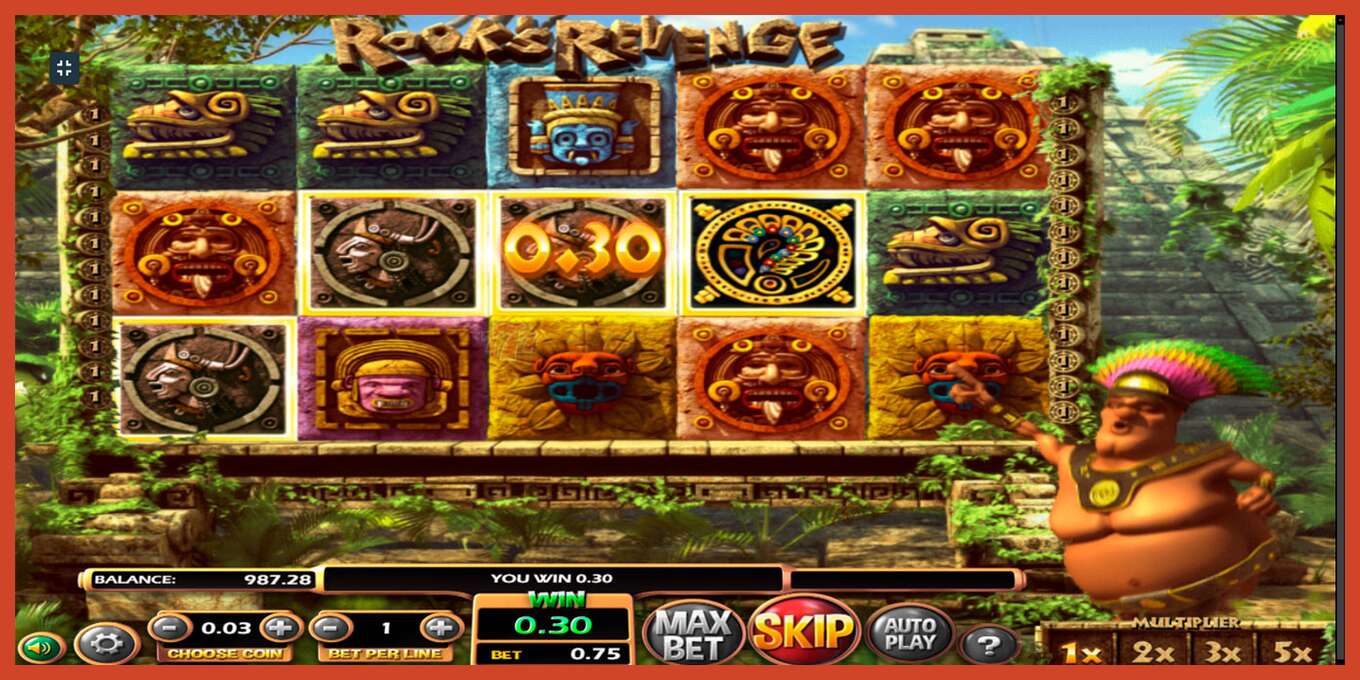 Slot screenshot: Rooks Revenge no deposit, number - 8