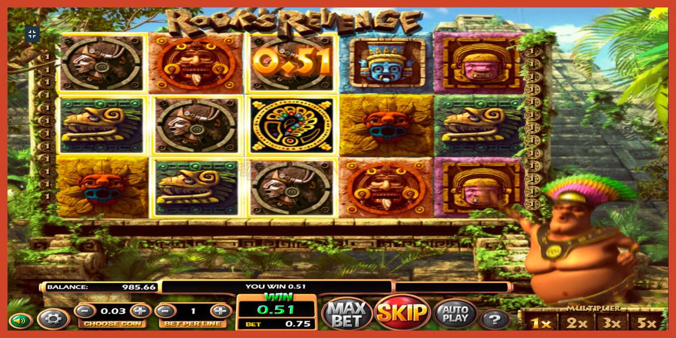 Slot screenshot: Rooks Revenge no deposit, number - 10