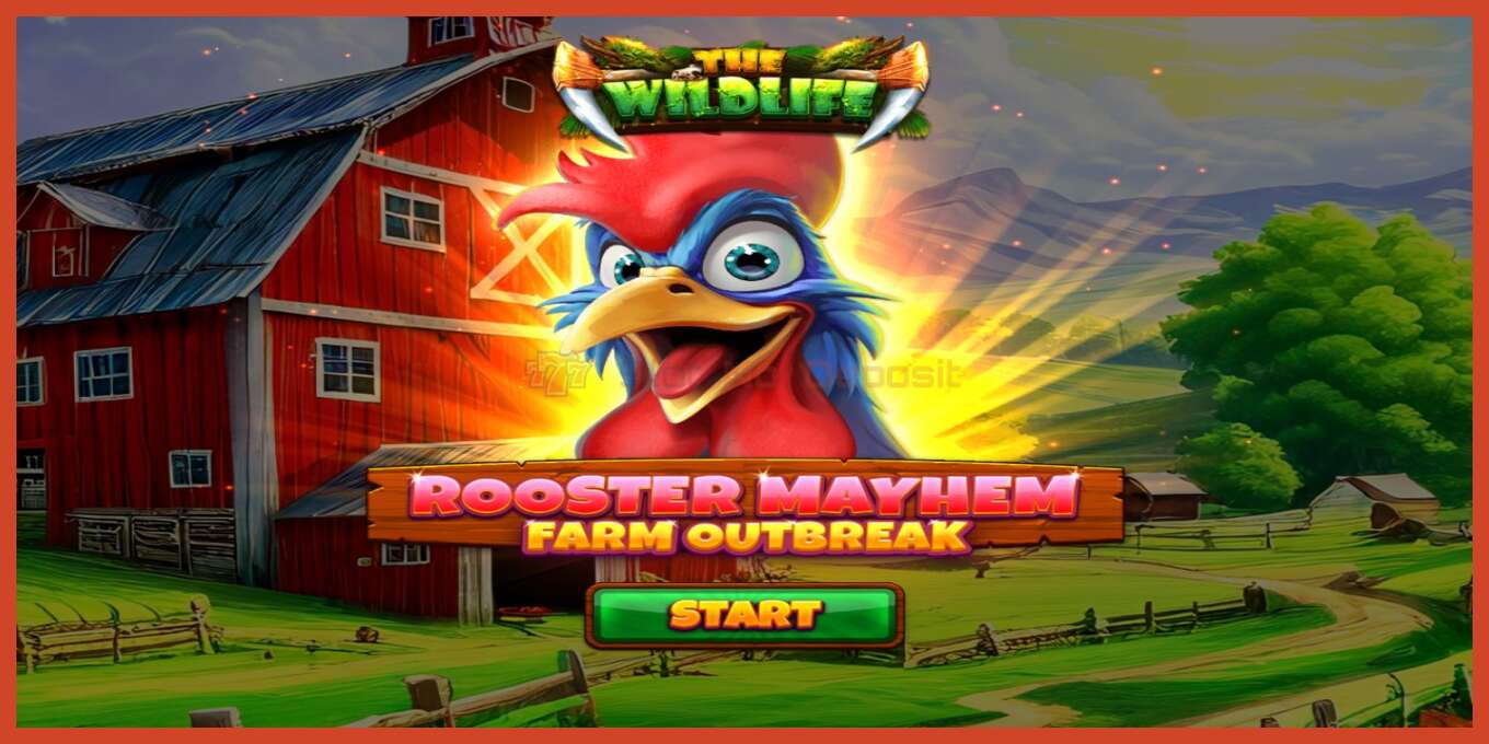 צילום מסך של חריץ: Rooster Mayhem Farm Outbreak ללא פיקדון, מִספָּר - 1