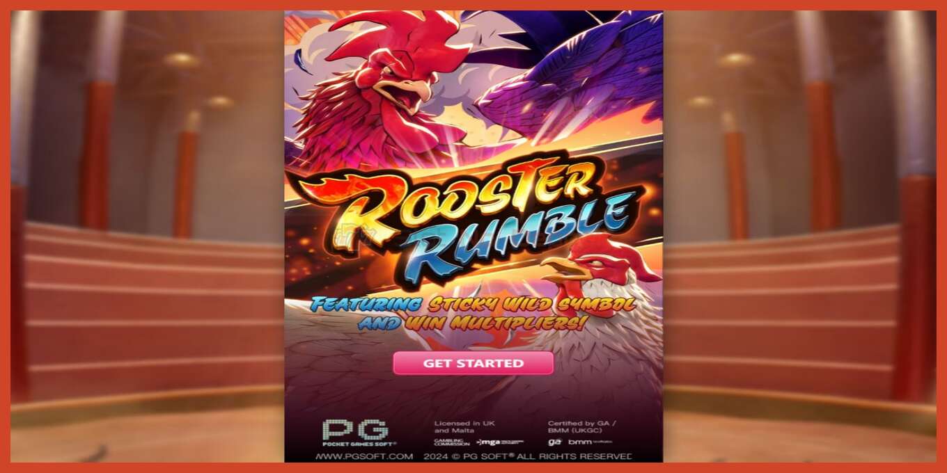 Екранна снимка на слота: Rooster Rumble без депозит, номер - 1