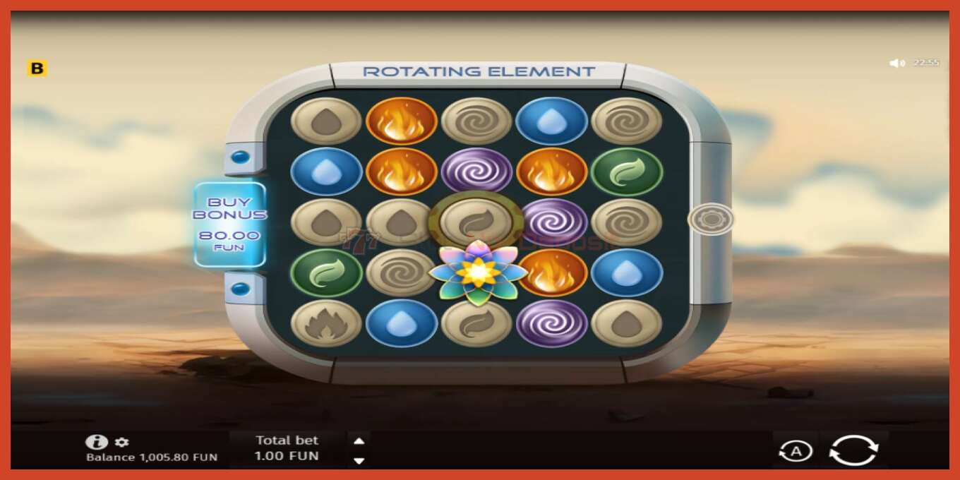 Slot screenshot: Rotating Element hakuna amana, nambari - 3