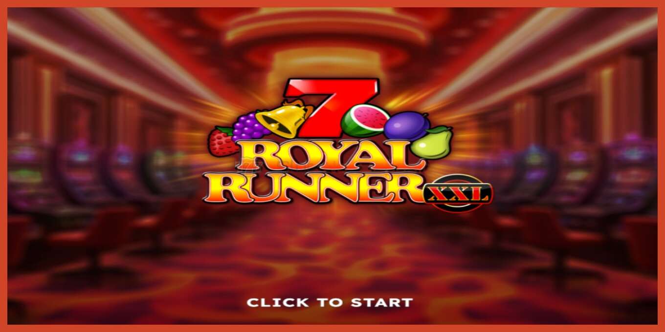 Slot screenshot: Royal Runner XXL no deposit, number - 1