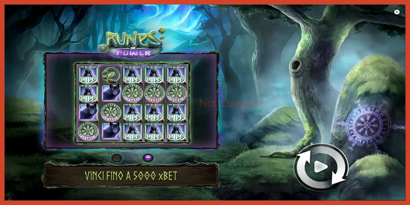 Schermafbeelding van slot: Runes of Power geen aanbetaling, nummer - 1