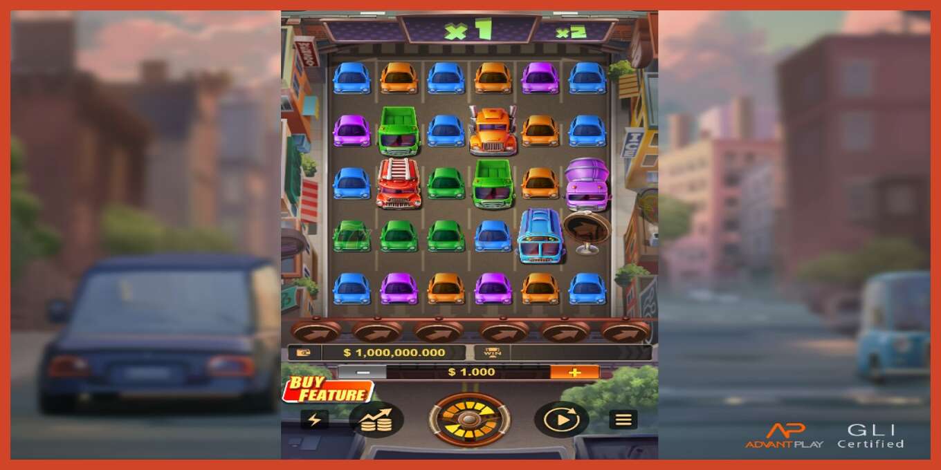 Slot screenshot: Rush Hour Gold no deposit, number - 1