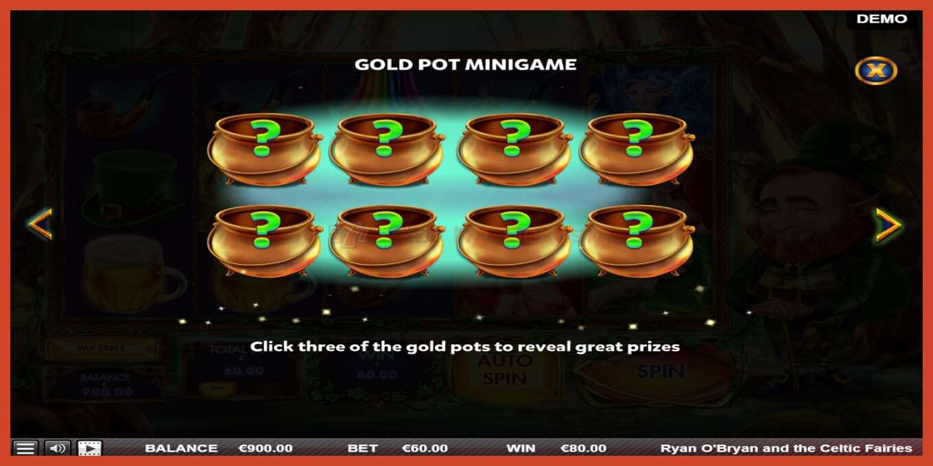 Slot screenshot: Ryan OBryan and the Celtic Fairies no deposit, number - 5