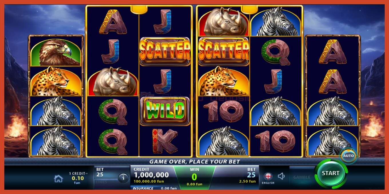 Slot screenshot: Safari Ways Deluxe no deposit, number - 1