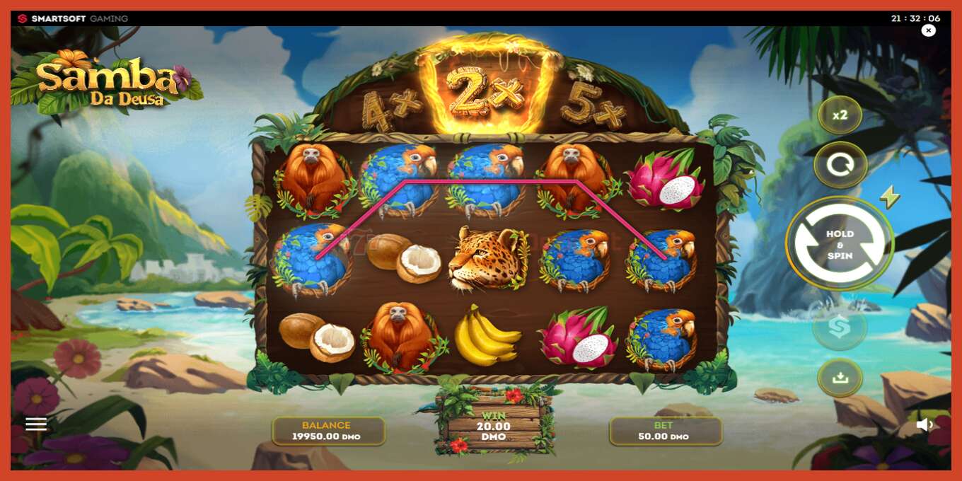 Slot screenshot: Samba Da Deusa no deposit, number - 3