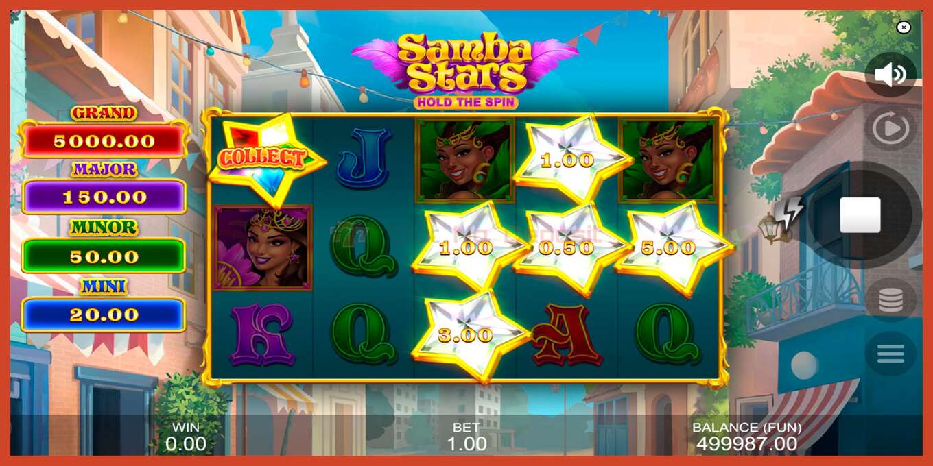 Скриншот слота: Samba Stars: Hold the Spin без депозита, номер - 4